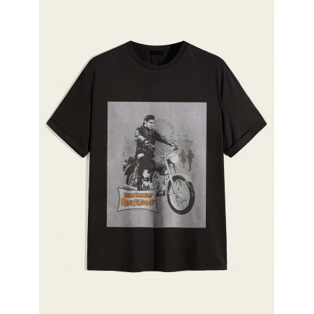 Tricou Elvis Presley Roustabout bumbac